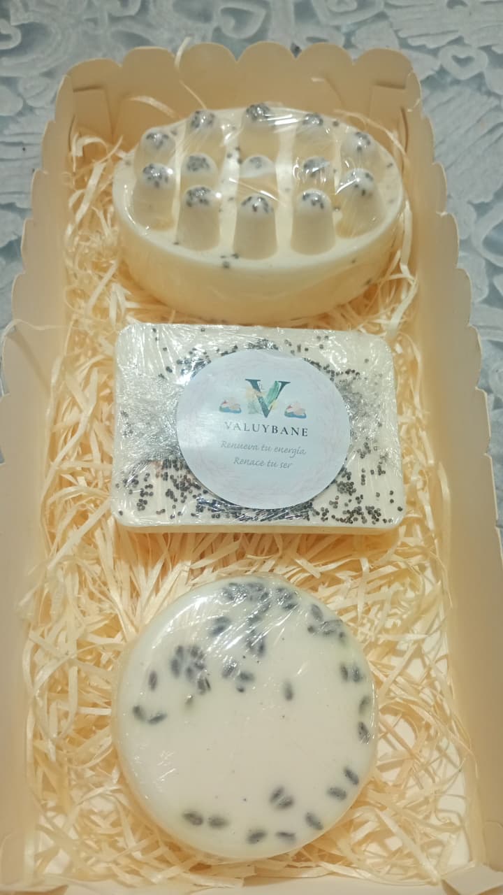 jabones, velas aromaticas, esencias y sales