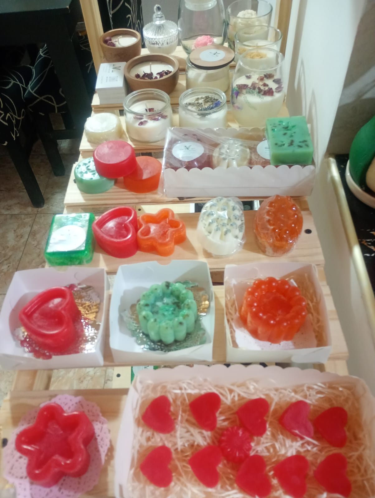 jabones y velas artesanales y aromáticas